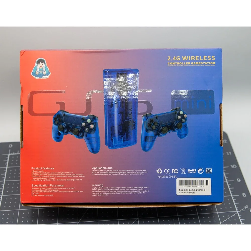 GS5 Mini Game Stick 4K Ultra HD Console 30000 Games 53 Emulators 2 Controllers